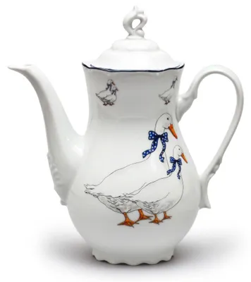 Produktbild von Thun 1794 Kaffeekanne, Gänse, 1,2 l, Porzellan, Konstanz, Thun