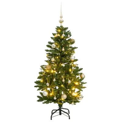 Produktbild von "2024"cloris Künstlicher Weihnachtsbaum Klappbar 150 LEDs & Kugeln 150 cm - Künstliche Weihnachtsbäume CHY41424704