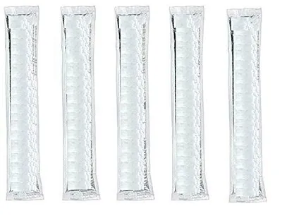 Produktbild von CoolStick Wassereis in Tüten, 200 Stk, je 50ml, Vegan, 5 Geschmacksrichtungen (Cola, Kirsche, Waldmeister) – Ideal zum Einfrieren