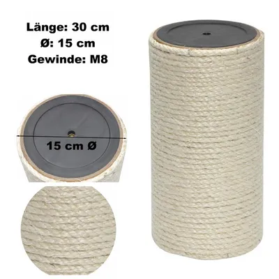 Produktbild von Sisal Kratzstamm 15 cm Länge 30 cm