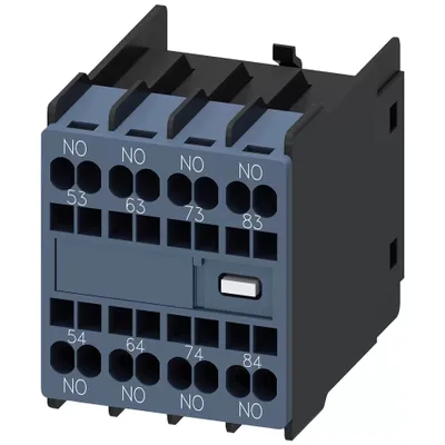 Produktbild von Siemens Hilfsschalterblock, 4 S, 61 g, 54 mm, 41 mm, 60 mm