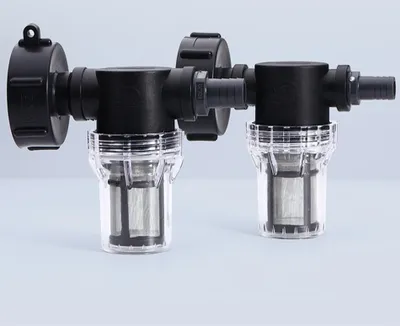 Produktbild von 2 STK Gartenbeschläge Zubehör Für Gartenschläuche Inline-wasserfilter Für Gartenschlauch IBC-schlauchverbinder IBC-tankarmaturen Tonnenfass Rostfreier Stahl Sport