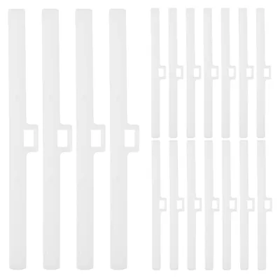 30er-Pack Vertikalgardinen-Haken aus Kunststoff, weiß, 12 cm