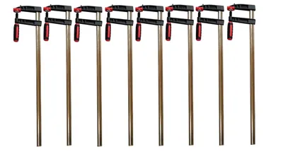 Produktbild von 8x Profi Schraubzwinge 150x50 Zwinge Leimzwinge Klemmzwinge Temperguß