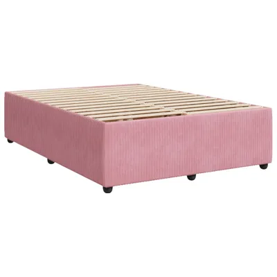Produktbild von Bettgestell Rosa 160x200 cm Samt