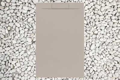 Produktbild von Duschwanne 170X70 cm MOKA Vulcano Line PLUS aus Harz und Marmorpulver mit Seitengitter AUS MARMORESINA - FRASCIO