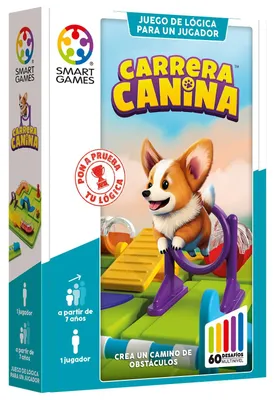 Produktbild von SmartGames - Hunderennen | Spiele Kinder 7 Jahre oder älter | Kinderpuzzle 60 He