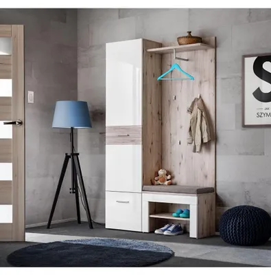 Image de Ensemble de meubles de rangement - GUSTAVO 5 + P - 110 x 35 x 200 cm