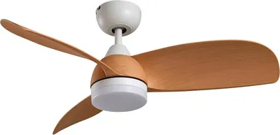 Immagine prodotto di Ventilatore da soffitto Lindby LED Enon, bianco/colore legno, DC, silenzioso