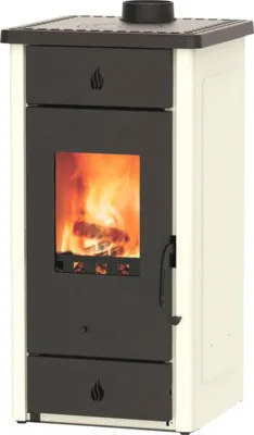 Produktbild von Kaminofen Westminster Luke II Stahl weiß 8 kW