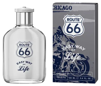 Immagine prodotto di Route 66® Easy Way of Life | Eau de Toilette - profumo aromatico, speziato e maschile, per una freschezza moderna | 100 ml, spray