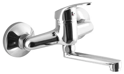 Produktbild von AQUALINE 35 Wandarmatur, flacher Auslauf 120mm, Chrom