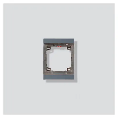 Productafbeelding van S. SIEDLE & SÖHNE Montageframe MR611-1/1-0DG, donkergrijs glanzend, artikelnummer 038853