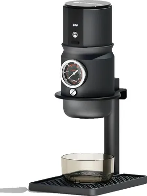 Produktbild von Espressomaschine, USB-C-Ladung, tragbares Design, schwarz