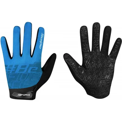 Obrázek produktu pro Rukavice Force Mtb Swipe - letní, modré 905728 - velikost M