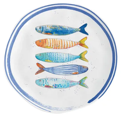 Produktbild von Frühstücksteller, Kuchenteller Fische Maritim BORD DE MER D. 21cm Easy Life