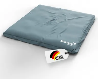 Imagen del producto de Cojín de meditación Zabuton, 80x80x6 cm, 100% algodón orgánico, esterilla de yoga ergonómica