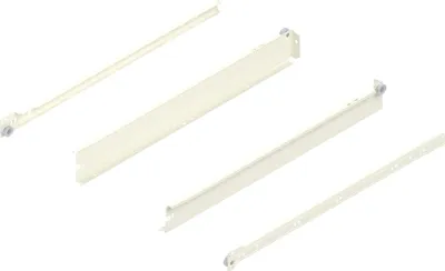 Image de BLUM METABOX N, profilé 320, version à visser, coulisse à sortie partielle, NL 500, blanc crème