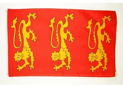 Flagge König Richard I. von England, 150x90 cm, Polyester