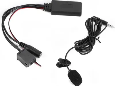 Image de AUXIN Adaptateur de câble audio pour voiture stéréo Bluetooth Microphone pour Opel CD30 CDC40 CD70 DVD90