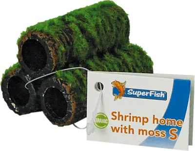 Productafbeelding van SuperFish Garnalenflat Met Mos Small 7,4 x 6,6 x 4,5 cm