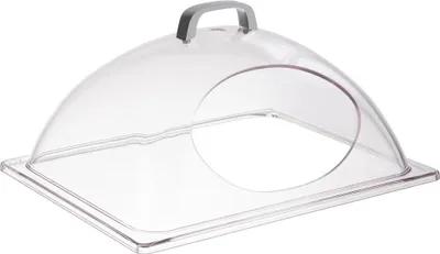 Produktbild von APS 11022 Kuppelhaube GN 1/2, Frontausschnitt, Kunststoff (SAN), 33 x 28 cm, Höhe 17 cm