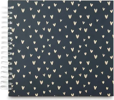 Produktbild von Hama Lovely, Blau, 100 Blätter, 10 x 15 cm, Spiralbindung, 100 x 150 mm, Weiß