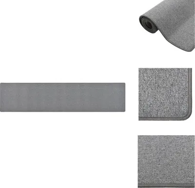 Produktbild von vidaXL Teppichläufer Dunkelgrau 80x400 cm -  Teppiche