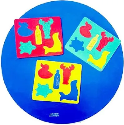 Produktbild von Ology Tierpuzzle Blau  Blau One Size