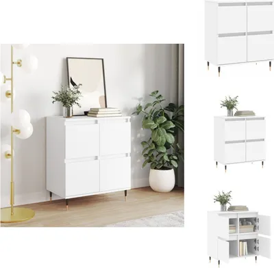 Produktbild von vidaXL Sideboard Weiß 60x35x70 cm Holzwerkstoff -  Sideboards