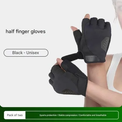 Produktbild von Outdoor-Fahrradhandschuhe, halbzeigig, atmungsaktiv, slipresistent, bequem, wasserdicht, unisex.