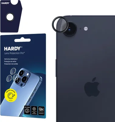Obrázek produktu pro Apple Iphone 16E - Hardy Lens Protection Pro Black
