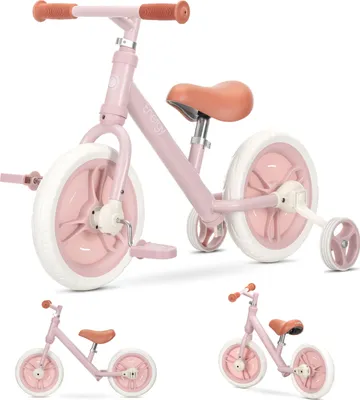 Obrázok produktu pre Lorelli ENERGY 2v1 odrážadlo a bicykel s pedálmi + pomocné kolieska, nastaviteľné sedadlo, EVA kolieska, 2–5 rokov