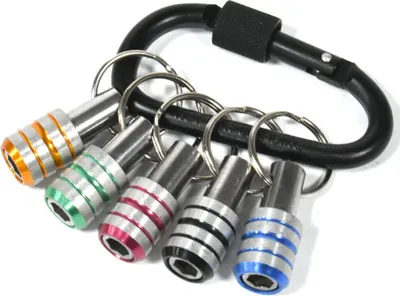 Image de INF Porte-embouts porte-clés triple - Alliage d'aluminium 6 pièces