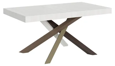 Immagine prodotto di Tavolo Allungabile 160-420x90x77 cm Volantis Bianco Frassino