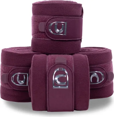 Image de Bandages Cavallo HIVA dark raspberry Horsefashion 2022, Taille:Ensemble