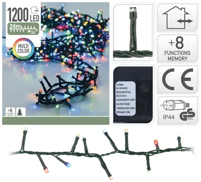 Produktbild von DS Micro Cluster 1200 LEDs 24 Meter mehrfarbig DS26003