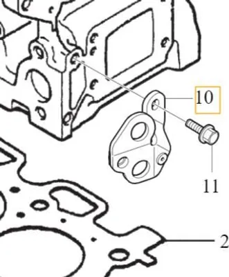 Obrázok produktu pre VOLVO C30 S40 V50 S80 V70 Držiak hlavy 1.6D OE