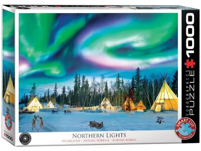 Immagine prodotto di Eurographics Puzzle Nordlicht - Yellowknife, 1000 Teile, 68 x 48 cm, 6000-5435