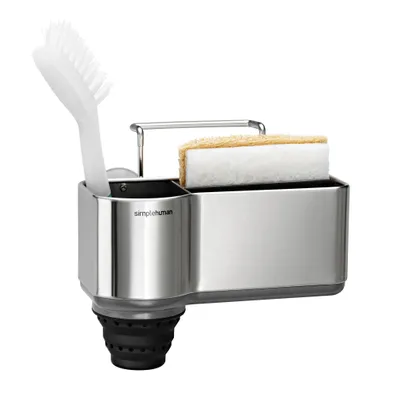 Produktbild von simplehuman Waschbecken Caddy, gebürsteter Edelstahl - 3,22x3,22x49 cm; KT1116