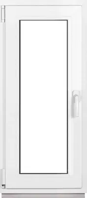 Imagen del producto de Ventanas de plástico Framex blanca Ancho x alto 45 x 120 cm (450 x 1200 mm) doble (32 mm) oscilobatiente DIN izquierda - Premium - todos los tamaños