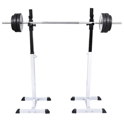 Immagine prodotto di Stazione per Squat con Bilanciere e Set di Manubri da 60,5 kg