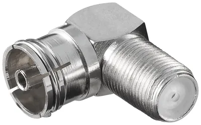 Immagine prodotto di goobay Winkeladapter F Buchse Koax Buchse (Bulk)