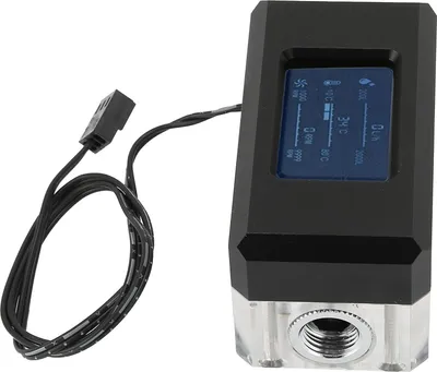 Image de Thermomètre de refroidissement d'eau pour PC Nouveau Smart LCD Flow Speed Temperature Detect LSJZN 12V