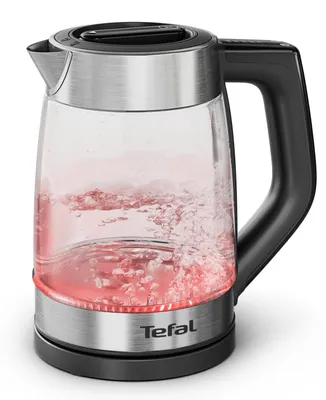 Obrázek produktu pro Tefal KO760D, 1,7 l, 2200 W, Černá, Nerezová ocel, Sklo, Nastavitelný termostat, Bezkabelový