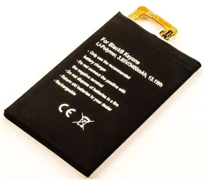 Produktbild von Akku für Blackberry KEYone Li-Pol 3,85 Volt 3400 mAh schwarz