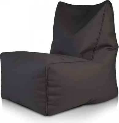 Produktbild von Ecopuf Solid Outdoor Sitzsack wasserfest für Garten, Balkon & Terrasse, Farbe: Graphit