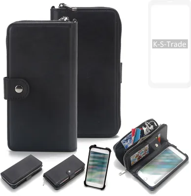 Produktbild von K-S-Trade 2in1 Handyhülle Schutzhülle kompatibel mit LG Electronics G8X THinQ & Portemonnee Cover Handy Hülle Case Etui Geldbörse Wallet
