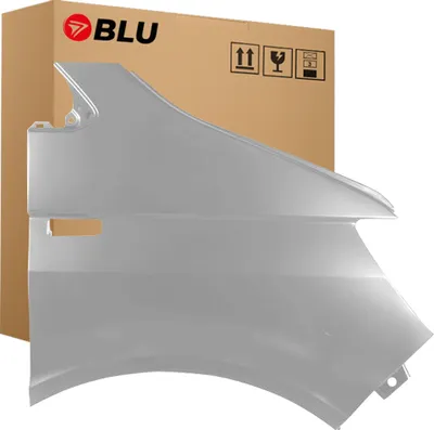 Zdjęcie produktu dla BLU Błotnik pasujący do VW Volkswagen Transporter T6 / Multivan LA7W Prawy Srebrny ReflexSilber | 2015-2019 | Przedni Przód | Lakierowany | Gotowy do montażu  | Stal