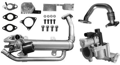 Produktbild von Kühler Abgasrückführung mit Rohrleitung PARTSTEC für u.a. VW GOLF